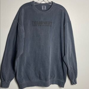 Taylor Swift The Eras Tour Women’s Blue Crewneck Sweatshirt 2X